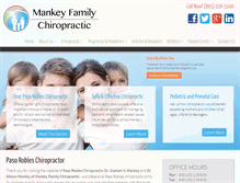 Tablet Screenshot of pasorobleschiropractors.com
